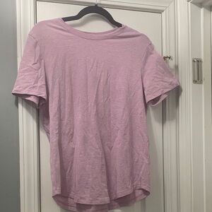 lululemon athletica Women's Light Pink Short Sleeve Tee